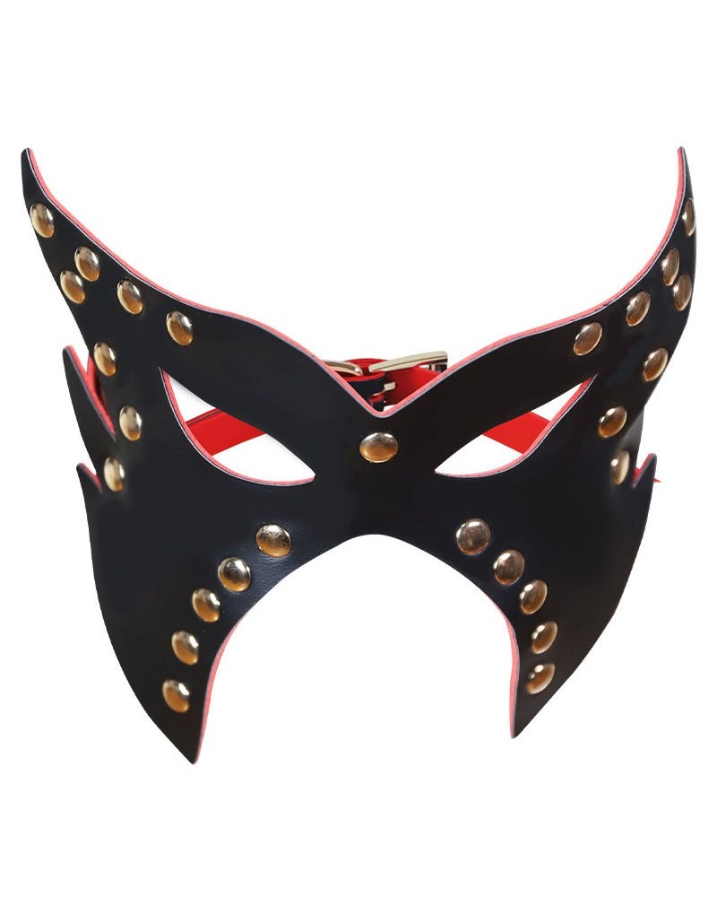 Masque Eagle Owl Noir et Rouge sextoys et accessoires sur La Boutique du Hard