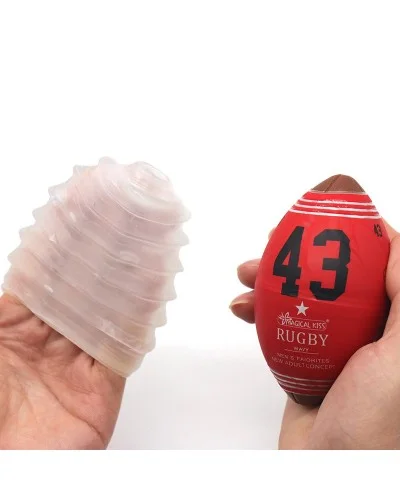 Oeuf de masturbation Rugby Ball Wavy sextoys et accessoires sur La Boutique du Hard