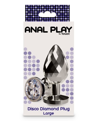 Plug Bijou Disco Diamond L 8.5 x 3.8 cm sextoys et accessoires sur La Boutique du Hard
