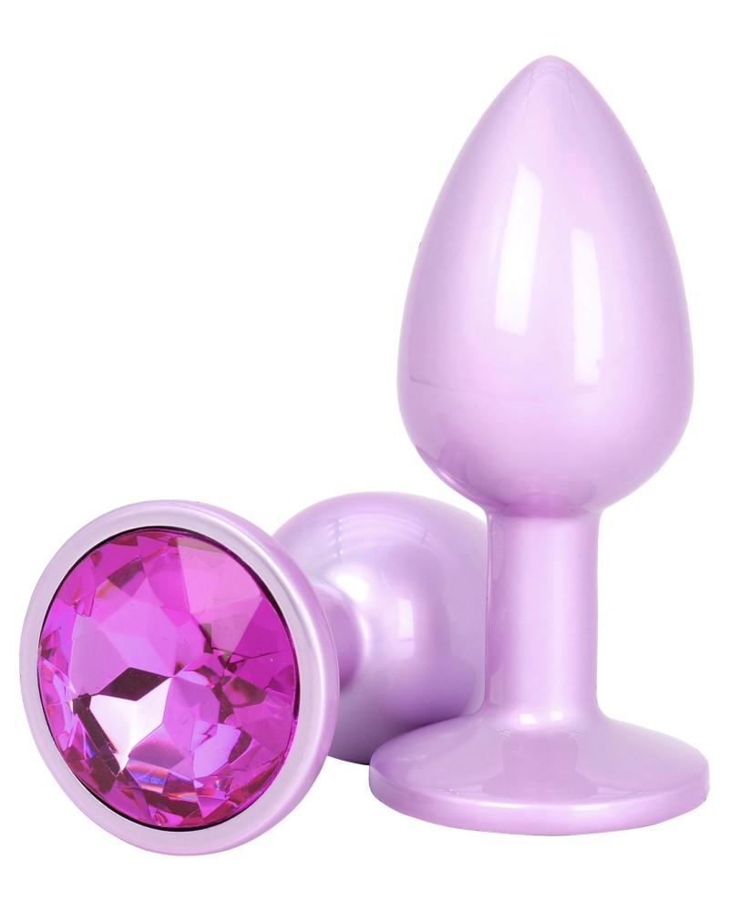 Plug Bijou Shine like a star 6 x 2.7cm Rose sextoys et accessoires sur La Boutique du Hard