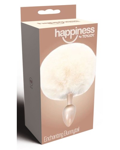 Plug Queue de Lapin Enchanting Bunnytail 5 x 2.8cm Blanc sextoys et accessoires sur La Boutique du Hard