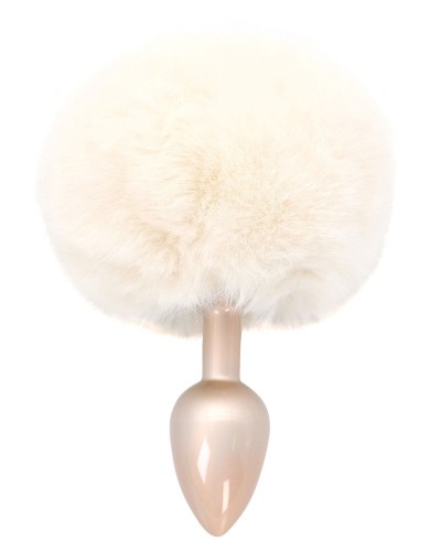 Plug Queue de Lapin Enchanting Bunnytail 5 x 2.8cm Blanc sextoys et accessoires sur La Boutique du Hard