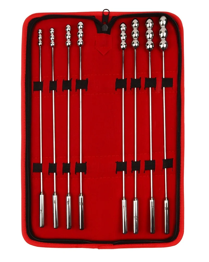 Pack 8 Tiges d'urètre Beadund 23 cm - Diamètre 7 à 14mm sextoys et accessoires sur La Boutique du Hard