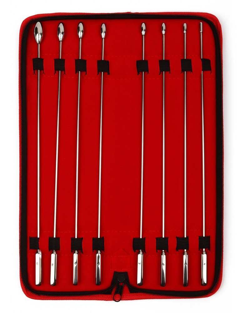 Pack 8 Tiges d'urètres Rosund Bud 26 cm - Diamètres 4 à 12mm sextoys et accessoires sur La Boutique du Hard