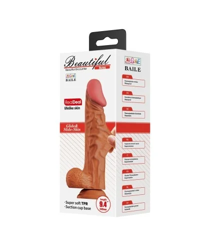 Gode Buraq Beautiful 18 x 4.5cm Marron sextoys et accessoires sur La Boutique du Hard