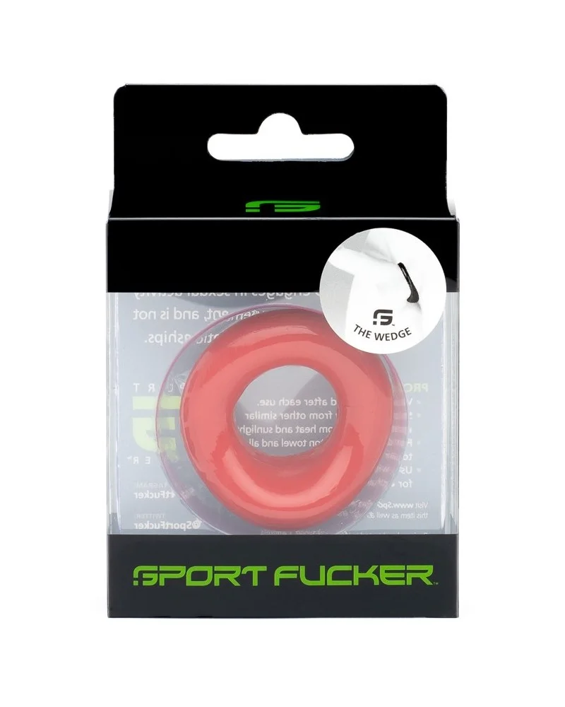 Wedge Cockring Rouge sextoys et accessoires sur La Boutique du Hard