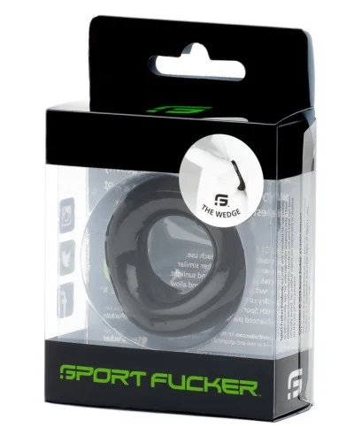 Wedge Cockring Noir sextoys et accessoires sur La Boutique du Hard