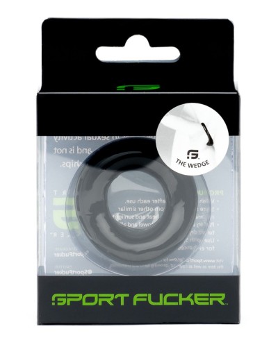 Wedge Cockring Noir sextoys et accessoires sur La Boutique du Hard