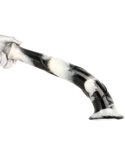 Gode Big Horse 38 x 6.5cm Noir et Blanc sextoys et accessoires sur La Boutique du Hard