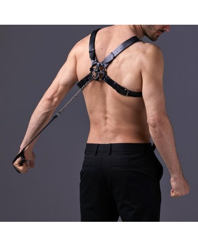 Harnais avec Laisse Harneep Noir sextoys et accessoires sur La Boutique du Hard