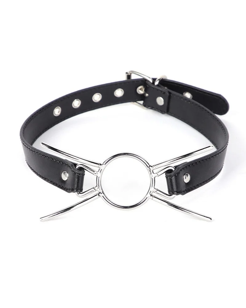 Bâillon Spidok Noir-argenté sextoys et accessoires sur La Boutique du Hard