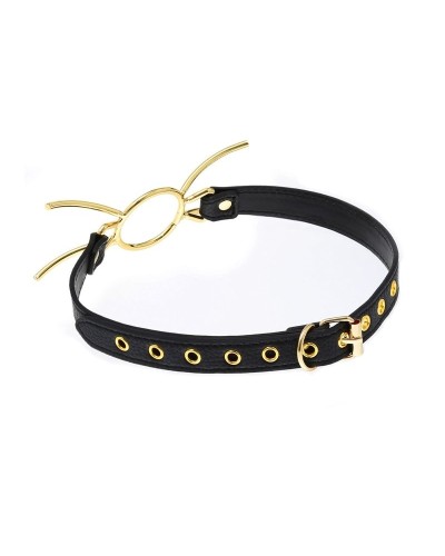 Bâillon Spidok Noir-Doré sextoys et accessoires sur La Boutique du Hard