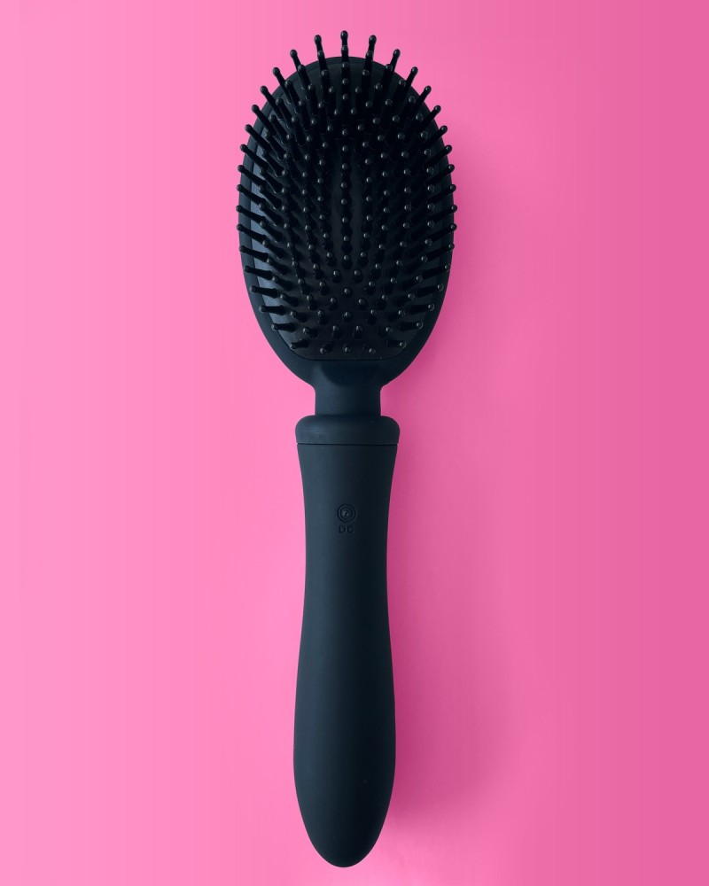 Brosse à Cheveux Vibrante Vibraliss 11.5 x 3.3cm Noir sextoys et accessoires sur La Boutique du Hard