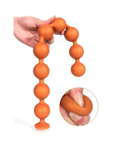 Boules Nocty M 55 x 4.5 cm Orange sextoys et accessoires sur La Boutique du Hard