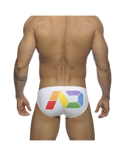 Boxer de bain Rainbow AD Blanc sextoys et accessoires sur La Boutique du Hard