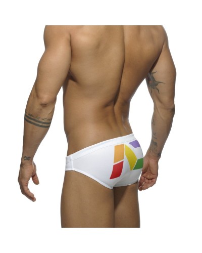 Boxer de bain Rainbow AD Blanc sextoys et accessoires sur La Boutique du Hard