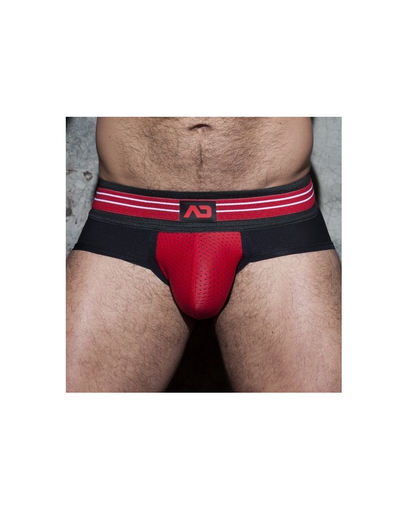 Slip DOUBLE STRIPE Rouge sextoys et accessoires sur La Boutique du Hard