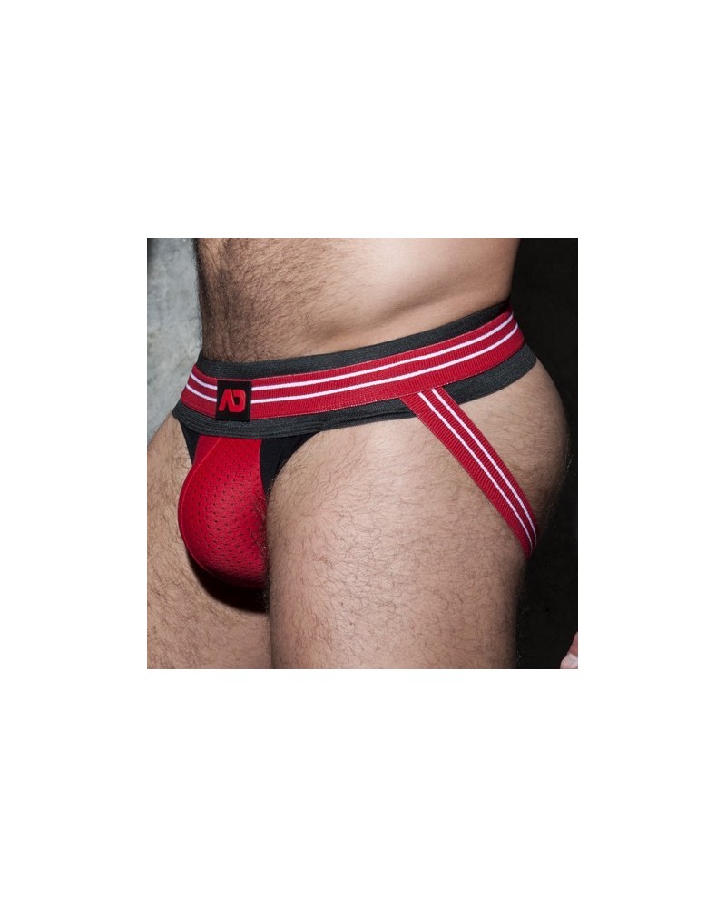 Jockstrap DOUBLE STRIPE Rouge sextoys et accessoires sur La Boutique du Hard