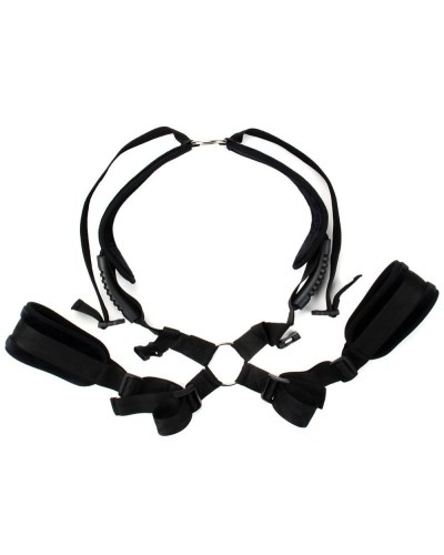 Harnais Support Fuck Duo Noir sextoys et accessoires sur La Boutique du Hard