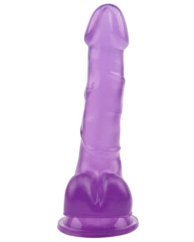 Gode Violet Hi-Rubber 14  x 3.6 cm sextoys et accessoires sur La Boutique du Hard