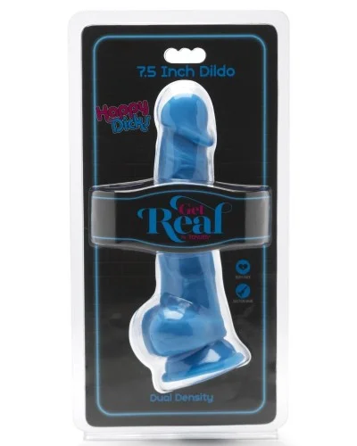 Gode Happy Dick 14 x 3.8 cm Bleu sextoys et accessoires sur La Boutique du Hard