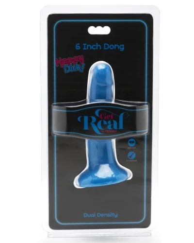 Gode Happy Dick 13 x 3 cm Bleu sextoys et accessoires sur La Boutique du Hard