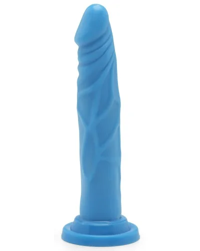 Gode Happy Dick 18 x 3.5 cm Bleu sextoys et accessoires sur La Boutique du Hard