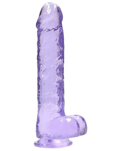 Gode Crystal Clear 19 x 4.5cm Violet sextoys et accessoires sur La Boutique du Hard