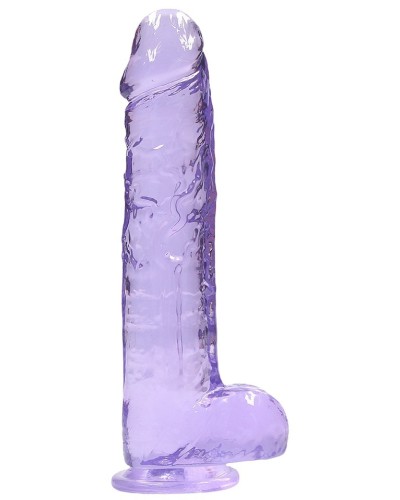 Gode Crystal Clear 19 x 4.5cm Violet sextoys et accessoires sur La Boutique du Hard