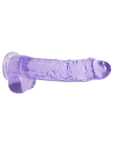 Gode Crystal Clear 19 x 4.5cm Violet sextoys et accessoires sur La Boutique du Hard