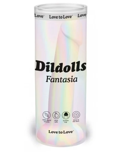 Gode phosphorescent Dildolls Fantasia 16 x 3.6cm sextoys et accessoires sur La Boutique du Hard
