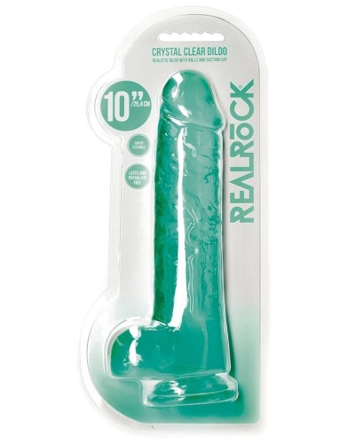 Gode Crystal Clear 21 x 5.5cm Vert sextoys et accessoires sur La Boutique du Hard