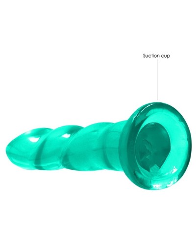 Gode Twist Crystal RealRock 16 x 4cm Vert sextoys et accessoires sur La Boutique du Hard