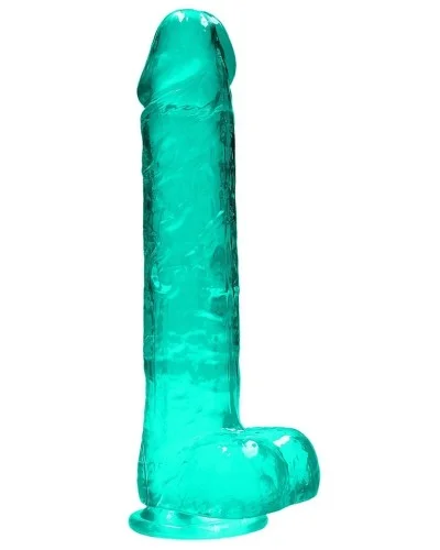 Gode Crystal Clear 19 x 4.5cm Vert sextoys et accessoires sur La Boutique du Hard