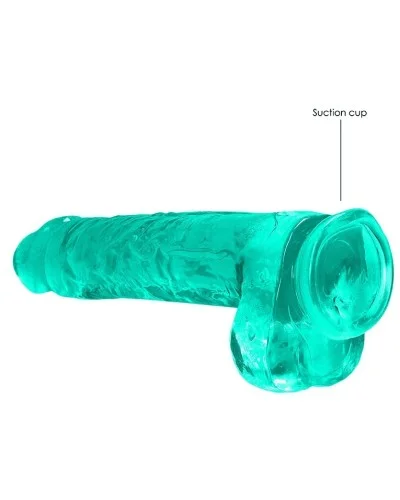 Gode Crystal Clear 19 x 4.5cm Vert sextoys et accessoires sur La Boutique du Hard