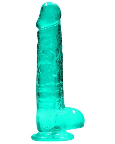 Gode Crystal Clear 16 x 4cm Vert sextoys et accessoires sur La Boutique du Hard