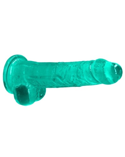 Gode Crystal Clear 16 x 4cm Vert sextoys et accessoires sur La Boutique du Hard