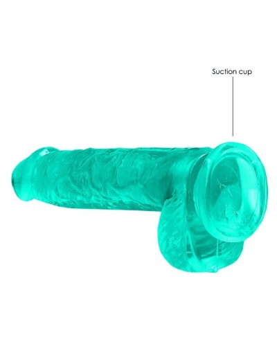 Gode Crystal Clear 12 x 3cm Vert sextoys et accessoires sur La Boutique du Hard