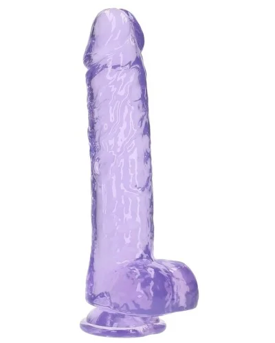 Gode Crystal Clear 21 x 5.5cm Violet sextoys et accessoires sur La Boutique du Hard