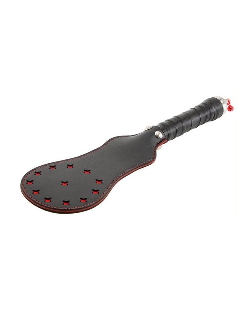 Paddle en simili Star noir-rouge 35cm pas cher