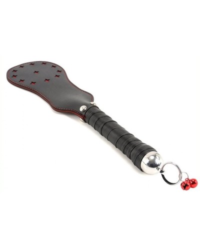 Paddle en simili Star noir-rouge 35cm pas cher