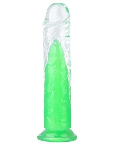 Gode transparent Jellis S 17 x 3.3cm Vert sextoys et accessoires sur La Boutique du Hard