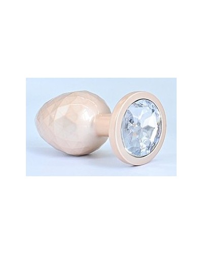 Plug Ikonik Diamond S 6 x 2.7cm Beige sextoys et accessoires sur La Boutique du Hard