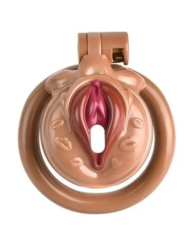 Cage de Chasteté Sissy Kiss 3.5 x 3.8cm Marron sextoys et accessoires sur La Boutique du Hard