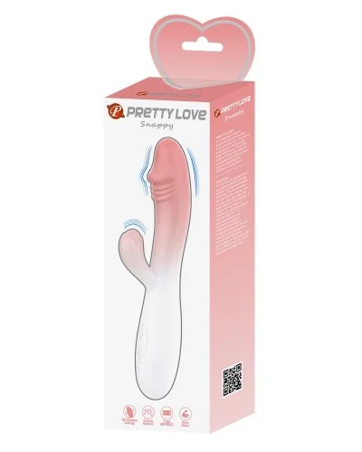 Vibro Rabbit Snappy 9.5 x 3.2cm Bicolore sextoys et accessoires sur La Boutique du Hard