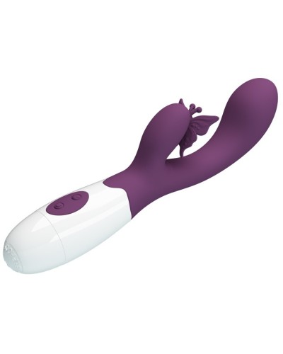 Vibro Rabbit Butterfly Kiss 10 x 3.1cm sextoys et accessoires sur La Boutique du Hard