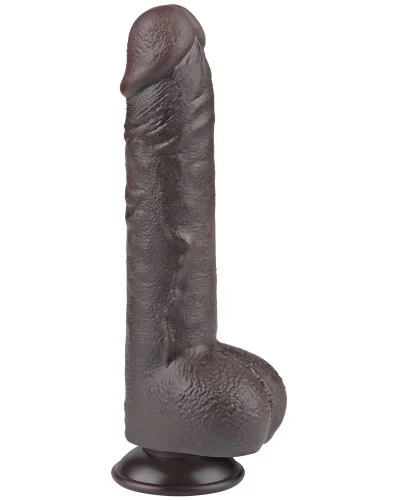 Gode avec Bourses Sliding Skin 18 x 4.7cm Noir sextoys et accessoires sur La Boutique du Hard