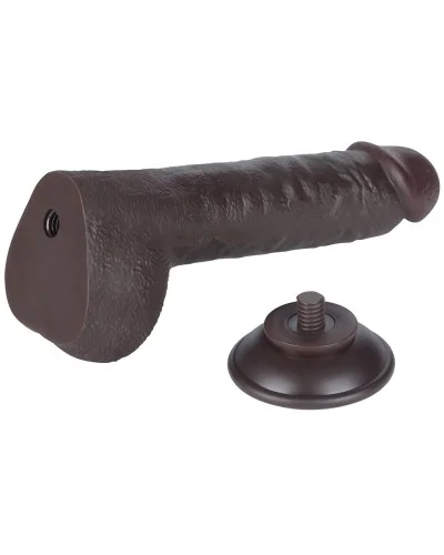 Gode avec Bourses Sliding Skin 18 x 4.7cm Noir sextoys et accessoires sur La Boutique du Hard