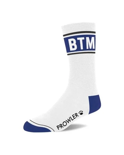 Chaussettes BTM Blanc-Bleu sextoys et accessoires sur La Boutique du Hard