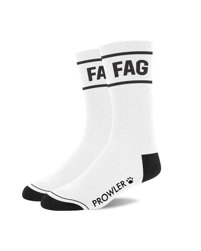 Chaussettes Fag Blanches sextoys et accessoires sur La Boutique du Hard